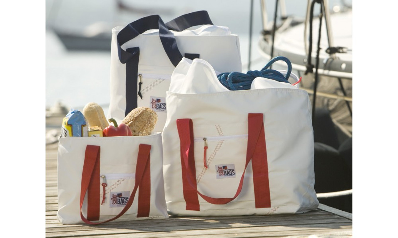 Terrapin Beach Bag - Fading Stripes - Recycled Sailcloth Tote – Olde Dog  Sewing