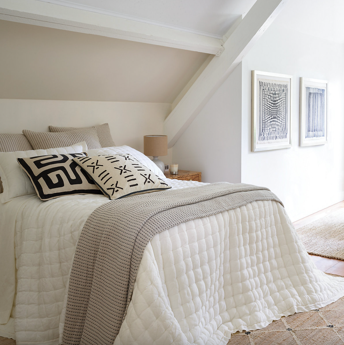Cottage & Bungalow Pick Stitch Matelasse Coverlet - Thumbnail 3