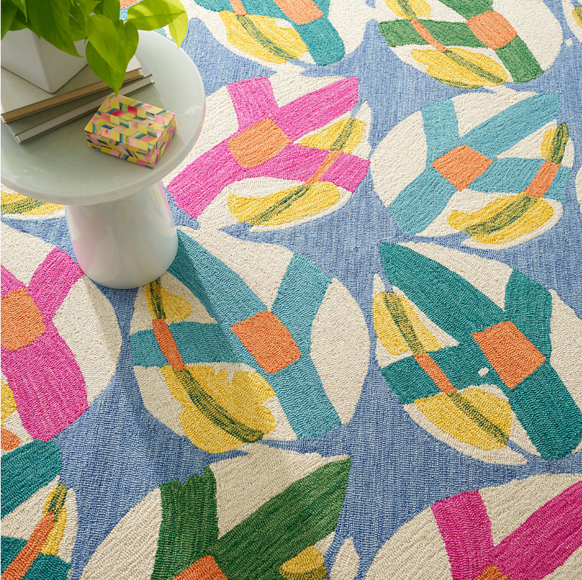 Kit Kemp Lily Pad Wool Rug - Thumbnail 2