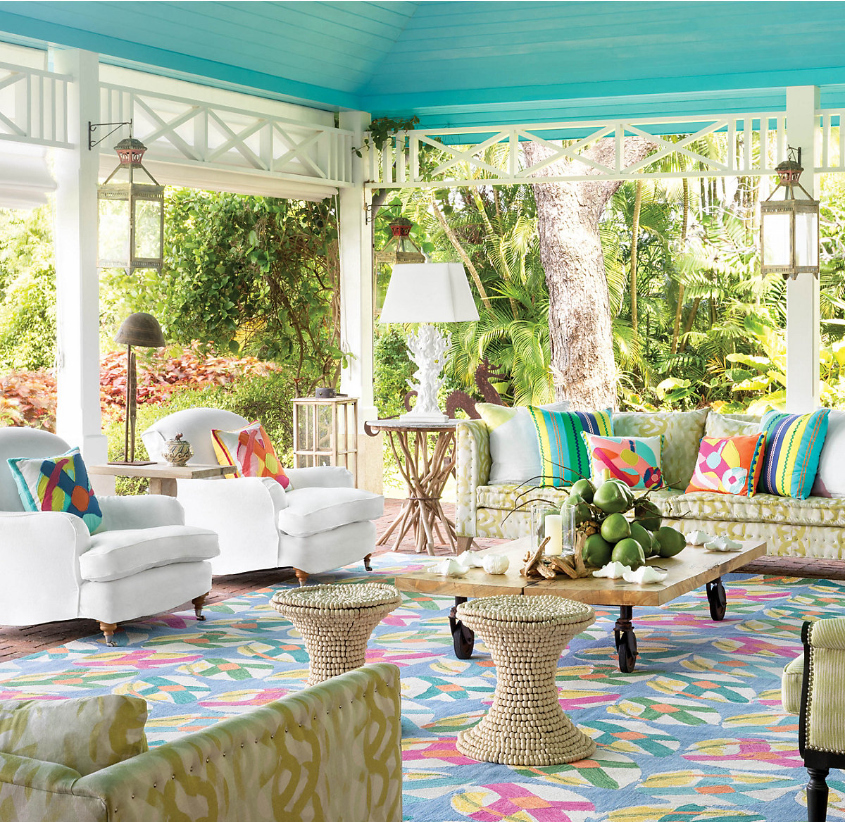 Kit Kemp Lily Pad Wool Rug