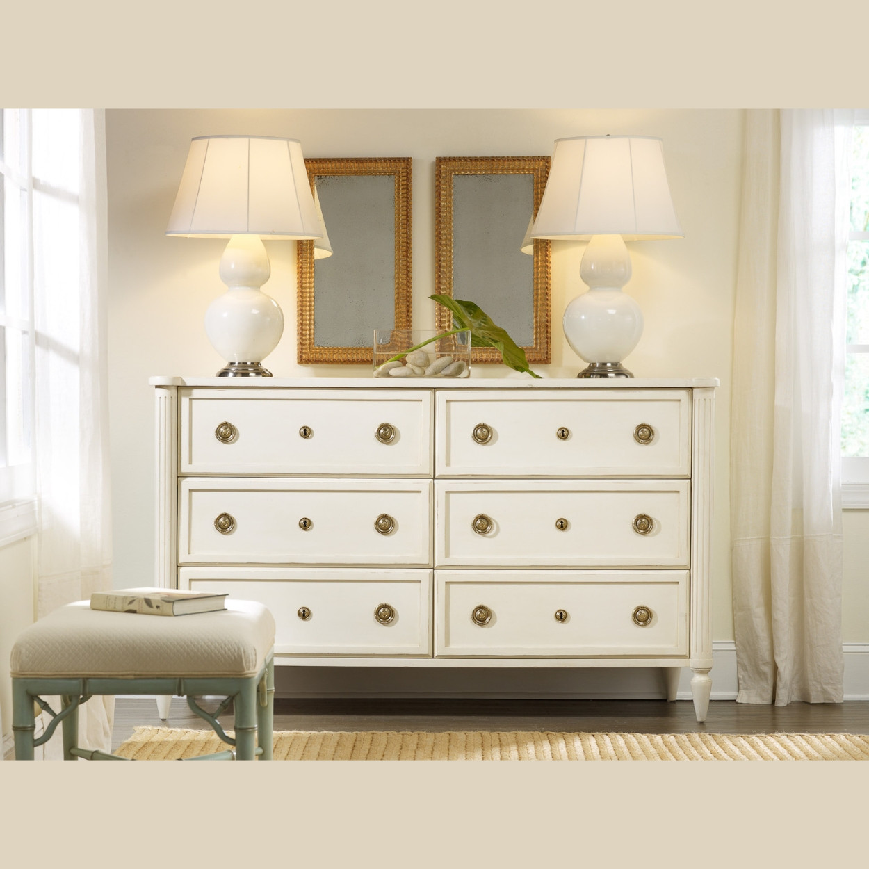 white christmas dresses Loft 5-Drawer Dresser main image 1