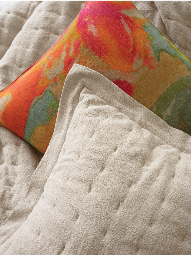 Cottage & Bungalow Jonah Linen Quilted Sham - Thumbnail 5