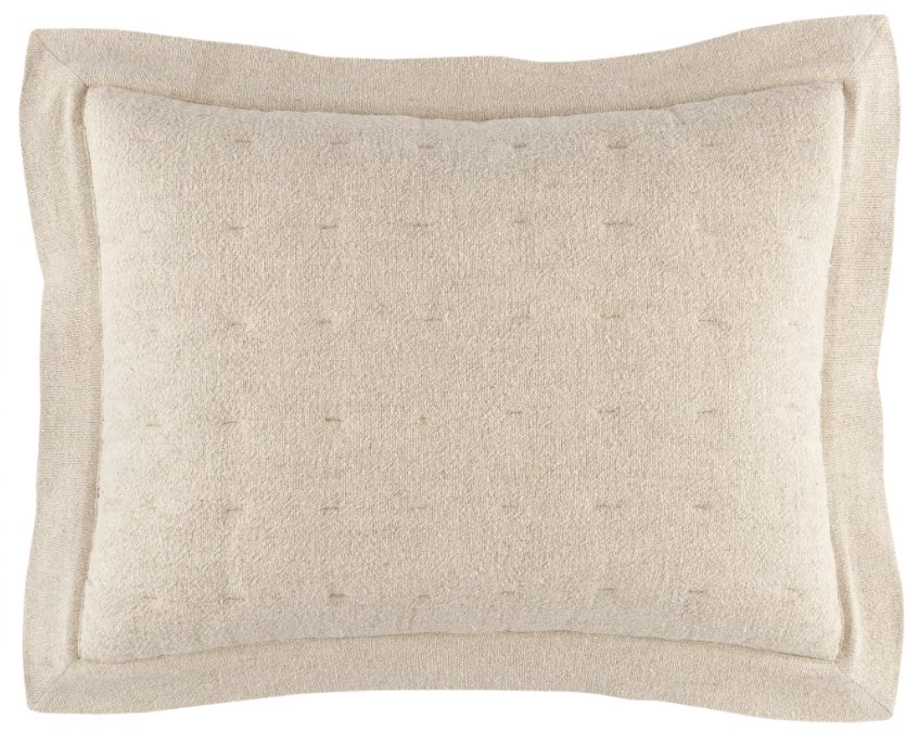 Cottage & Bungalow Jonah Linen Quilted Sham - Thumbnail 2