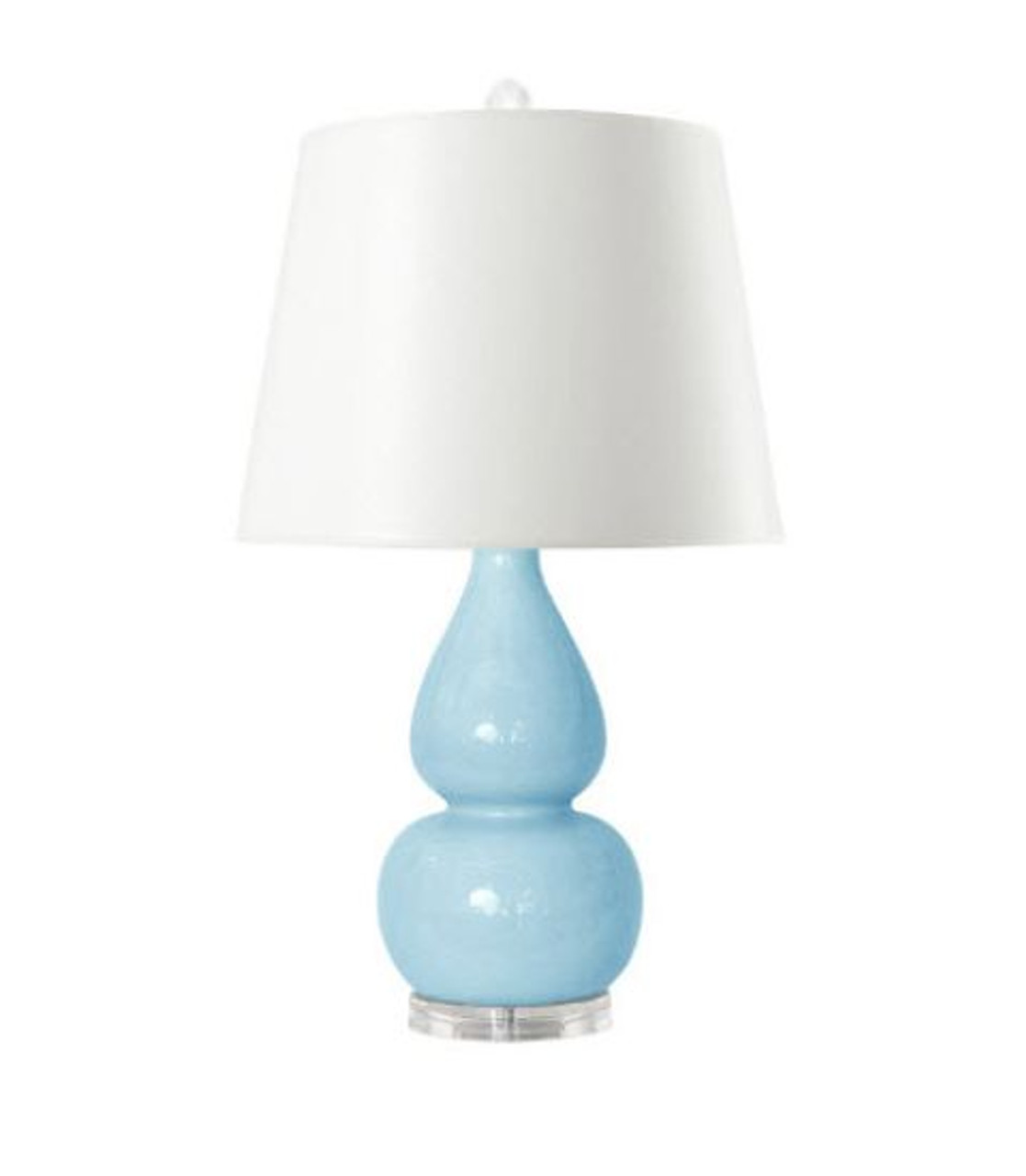 light blue lamp base