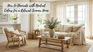 How to Decorate with Neutral Colors for a Relaxed Summer Home