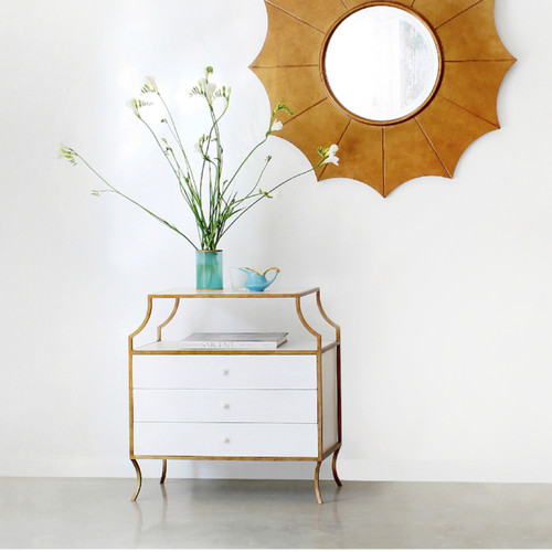 Milla Three Drawer Side Table