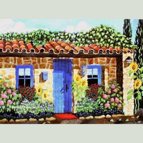 Home in Provence Beach Print