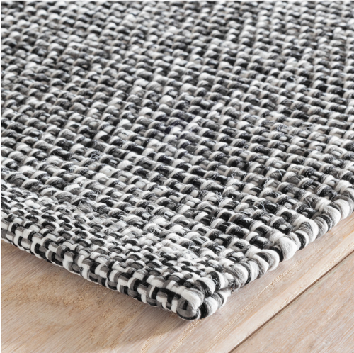 Shop Fusion Black Indoor/Outdoor Rug For Your Coastal Home | Coastal ...