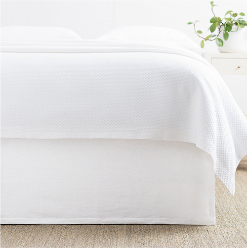 Wilton White Bed Skirt