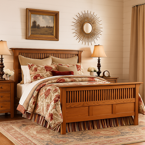 Kenzie Paneled Slat Bed Kenzie Paneled Slat Bed