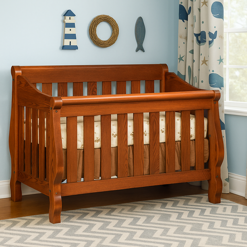 Elsie Sleigh Convertible Crib