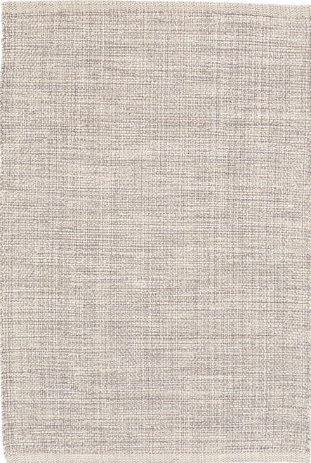 Marled Grey Woven Cotton Rug