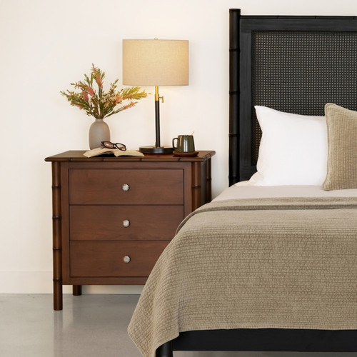 Fleming 3 Drawer Nightstand
