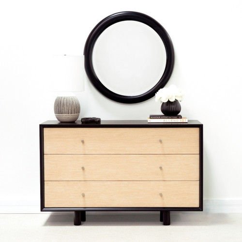 Zoe 3 Drawer Dresser w/ Veneer