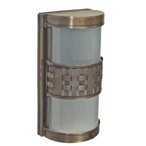 Weave Nautical Wall Sconce-Starboard Weave Nautical Wall Sconce-Starboard