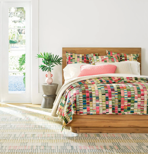 Penelope Stripe Coverlet Sham​