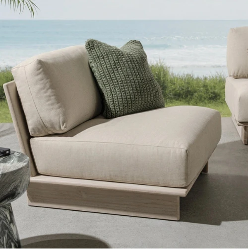Livia Outdoor Accent Chair Taupe