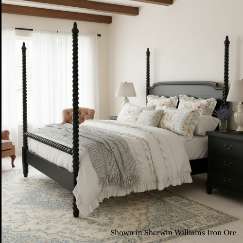 Heritage Twist Four Poster Spindle Bed
