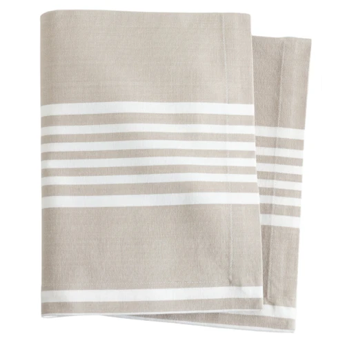 Bistro Stripe Napkin Set of 4 - Platinum