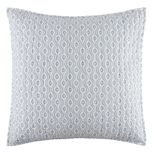 Amelia Quilted Sham - Blue