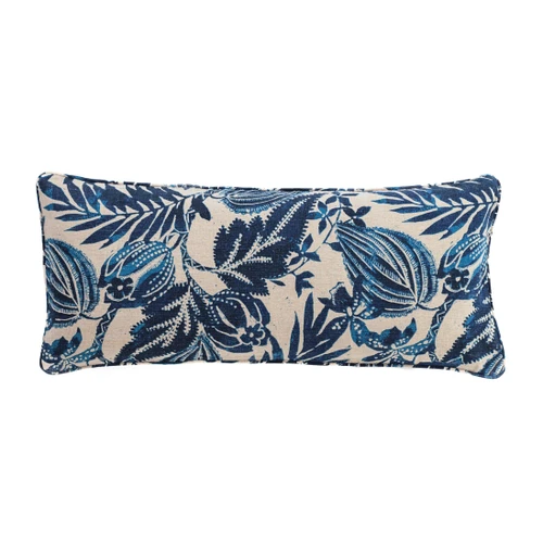 Antigua Linen Decorative Pillow Cover - Blue