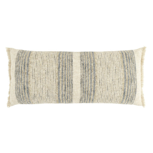 Cielo Stripe Decorative Pillow Cover - Blue