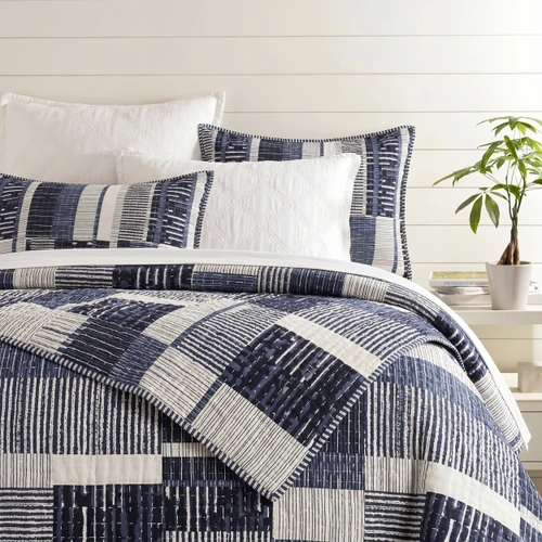 Fripp Resist Coverlet - Blue