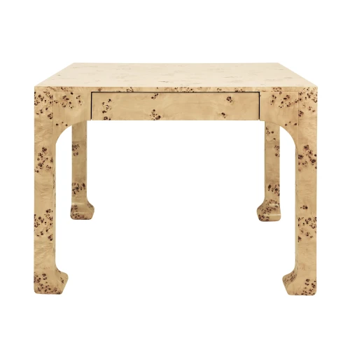 Kerry Burl Wood Game Table