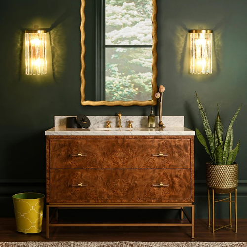 Clifford 48 Dark Burl Wood Bath Vanity