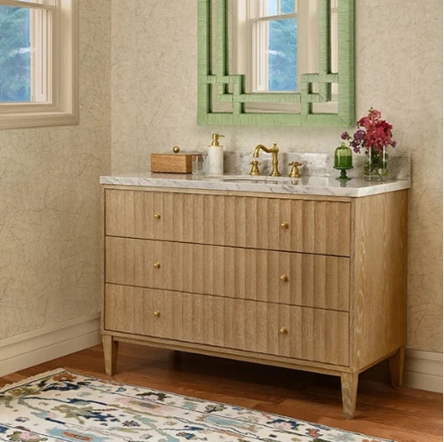 Odin 48 Cerused Oak Bath Vanity