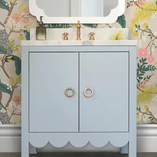 Kealey Light Blue Bath Vanity