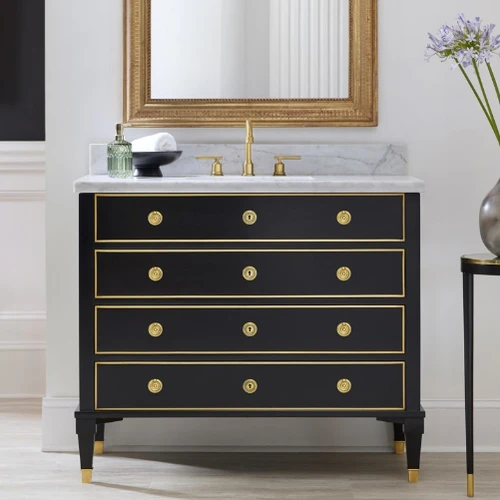 Ebonized Classical Vanity