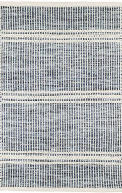 Malta Blue Woven Wool Rug