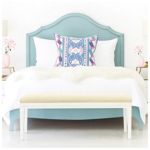 Fiona Wood Panel Bed Luxe