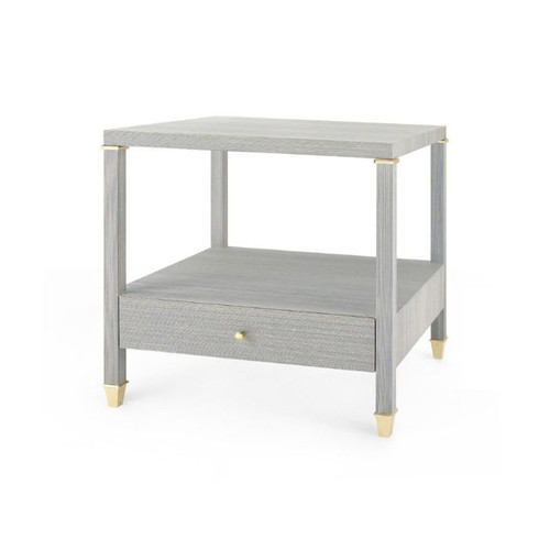 Pascal 1-drawer Side Table - Slate Blue