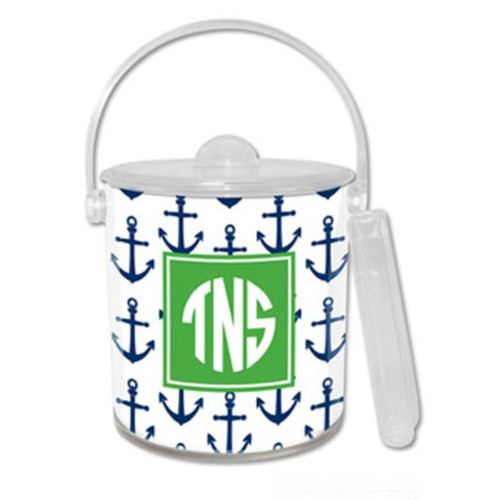 Anchors Navy Ice Bucket