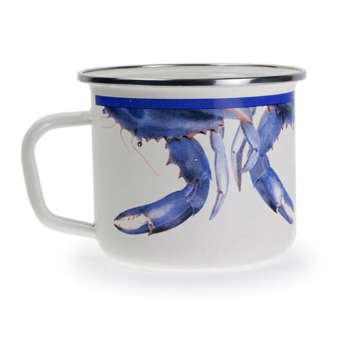 Blue Crab Grande Mug Set of Four