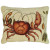 Crab Needlepoint Pillow