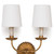 Clove Sconce Double