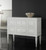 White Linen Milan Commode