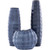Cirio Blue Ceramic Vase Set of 3