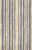 Calder Stripe Pewter Blue Woven Jute Rug