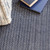 Herringbone Indigo Woven Cotton Rug