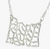 Sea Fan Coral Silver Necklace