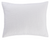 Lana Voile White Quilted Sham