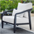 Aria Outdoor Accent Chair Black