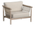 Leo Outdoor Accent Chair Taupe