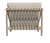 Leo Outdoor Accent Chair Taupe