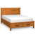 Luna Bed with Footboard Storage