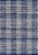 Denim Plaid Woven Cotton Rug